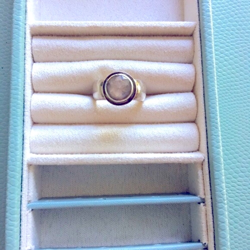 ✨Stunning Smoky Topaz + Solid Silver Ring - Picture 2 of 6